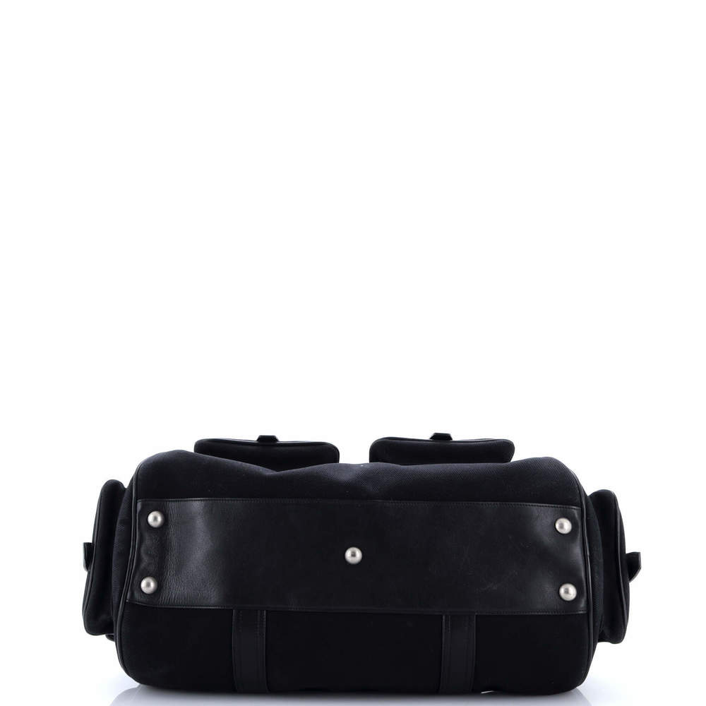Saint Laurent Large Multipocket Duffle Bag Canvas… - image 4